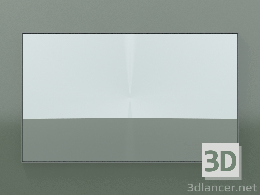 3d model Mirror Rettangolo (8ATFC0001, Silver Gray C35, Н 72, L 120 cm) - preview