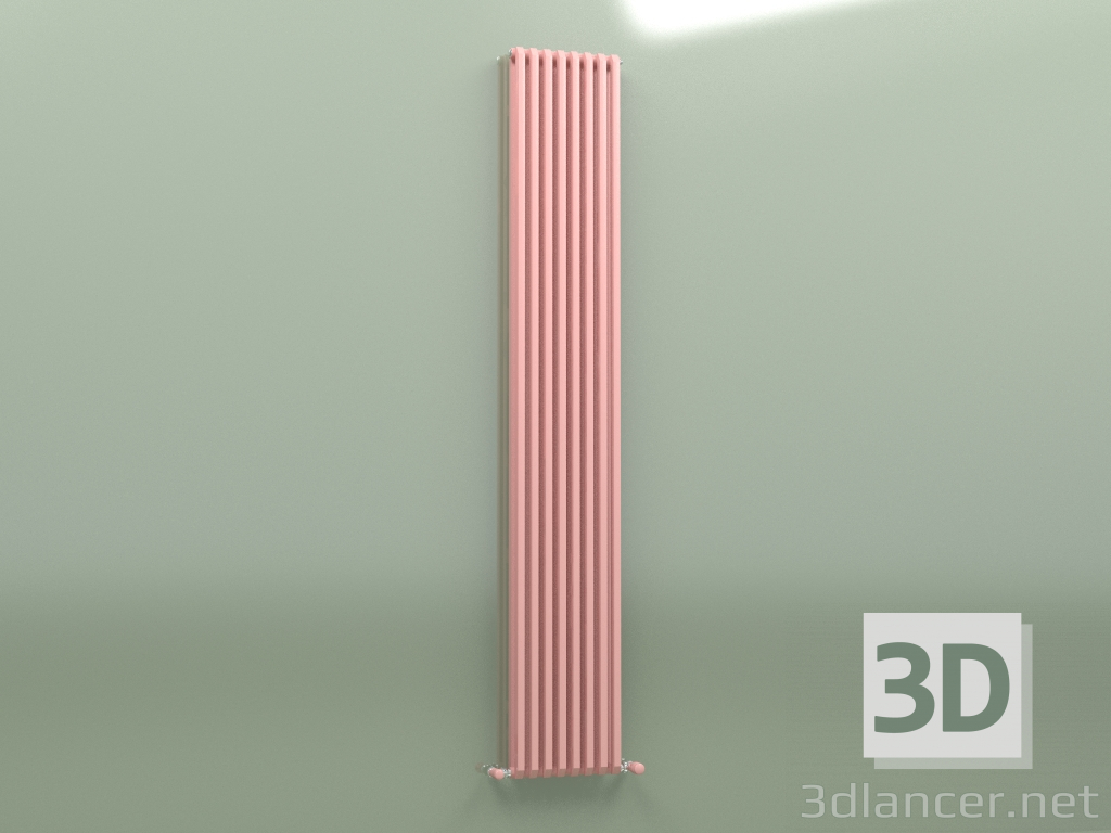 Modelo 3d Radiador SAX 2 (H 2000 8 EL, Rosa - RAL 3015) - preview