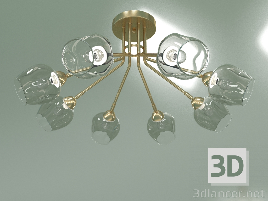 3d model Ceiling chandelier Marci 30164-8 (gold) - preview