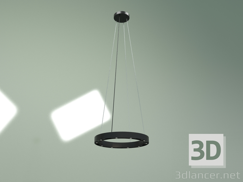 modello 3D Lampadario RHL74107 10×3W BK 4000K - anteprima