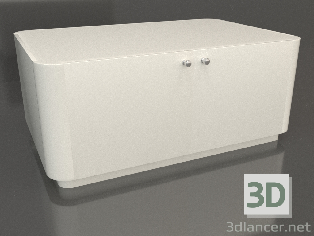 3d модель Тумба TM 032 (1060x700x450, white plastic color) – превью