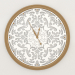 3d model Wall clock REFINED (gold, 1.5m) - preview