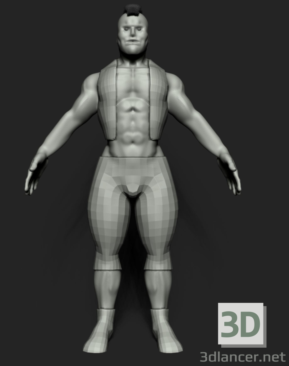 3d model Boxer - preview