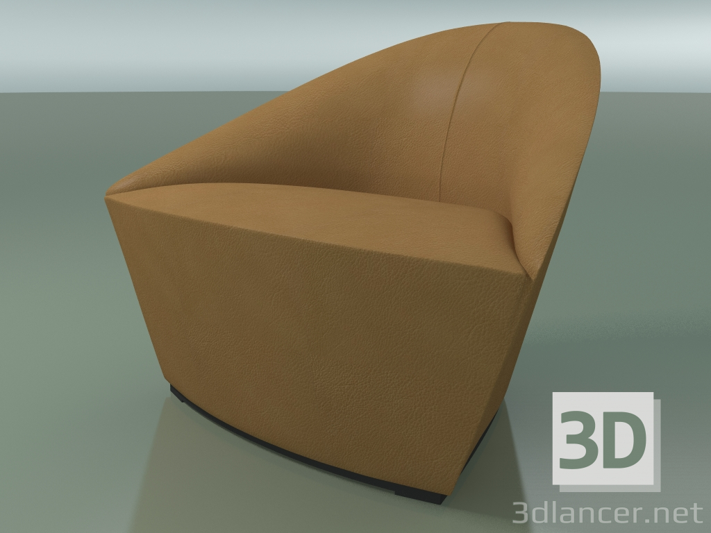 3d model Silla 4301 (M-96 cm, tapicería de cuero) - vista previa