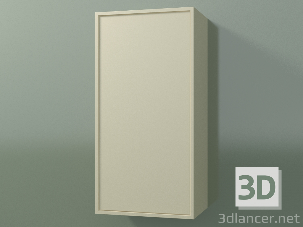 3D modeli 1 kapılı duvar dolabı (8BUBBCD01, 8BUBBCS01, Bone C39, L 36, P 24, H 72 cm) - önizleme