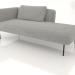 3d model Chaise longue 190 izquierda (opción 1) - vista previa