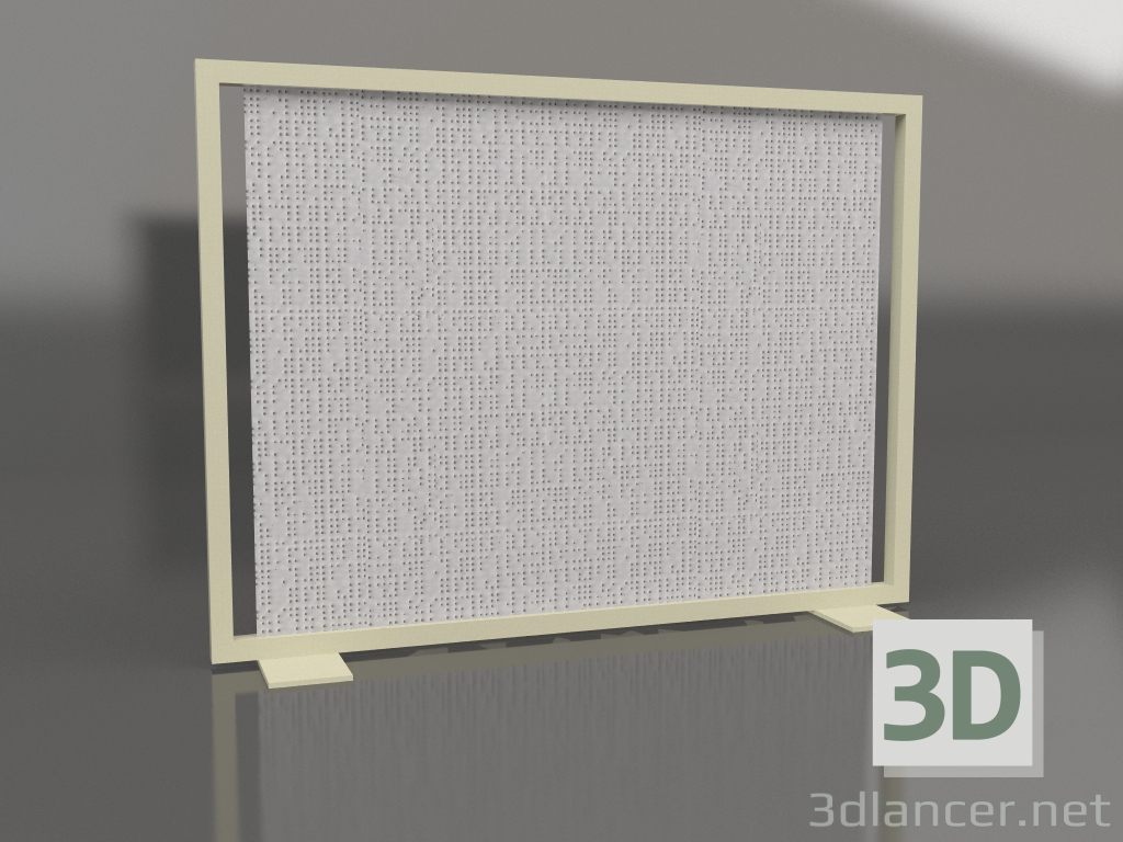 Modelo 3d Partição de tela 150x110 (ouro) - preview