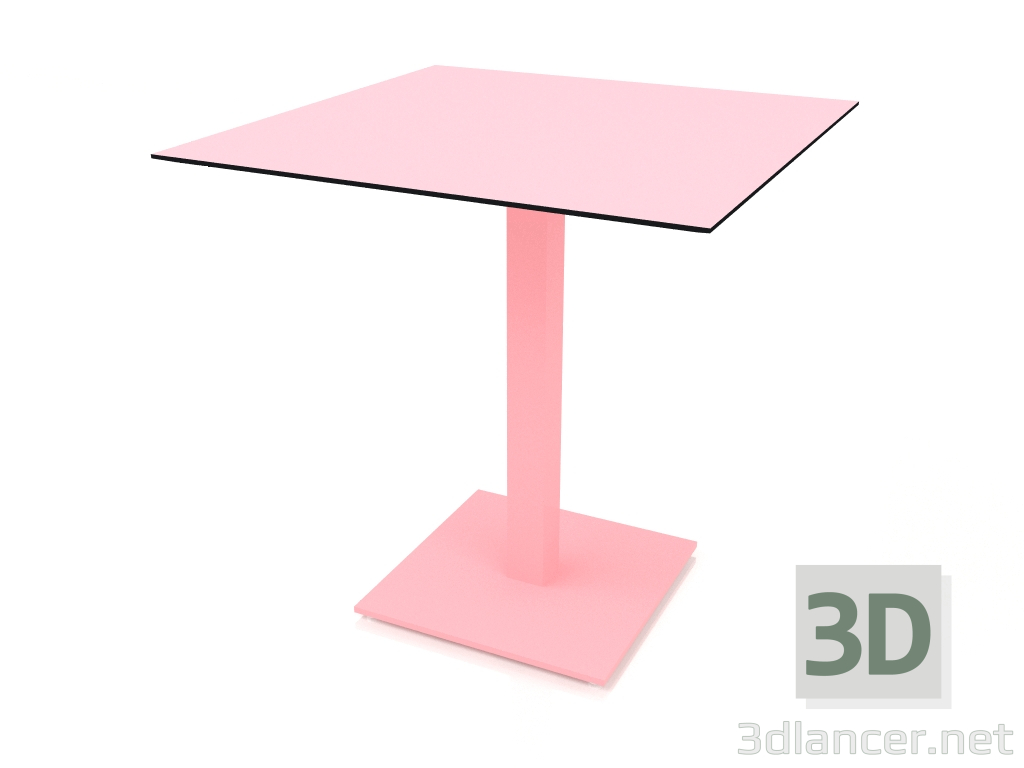 3d модель Обеденный стол на колонной ножке 70x70 (Pink) – превью