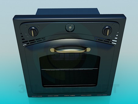 modello 3D Forno - anteprima