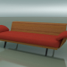 3d model Central module Lounge 4420 (L 180 cm, Teak effect) - preview