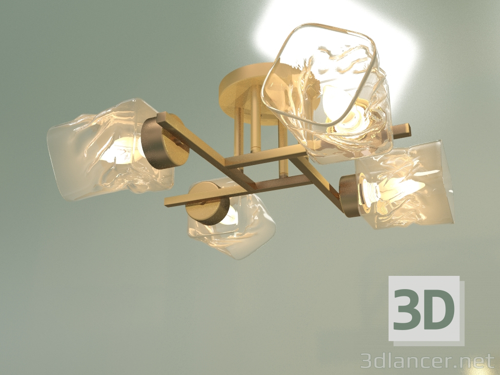 Modelo 3d Candelabro de teto Hilari 30165-4 (ouro pérola) - preview