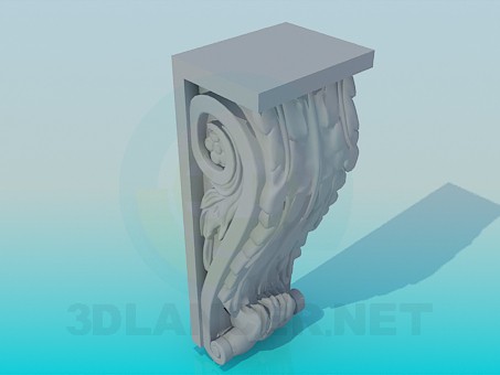 3d model Fretwork "Corbel" - preview