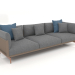 3D Modell 3-Sitzer-Sofa (Bronze) - Vorschau