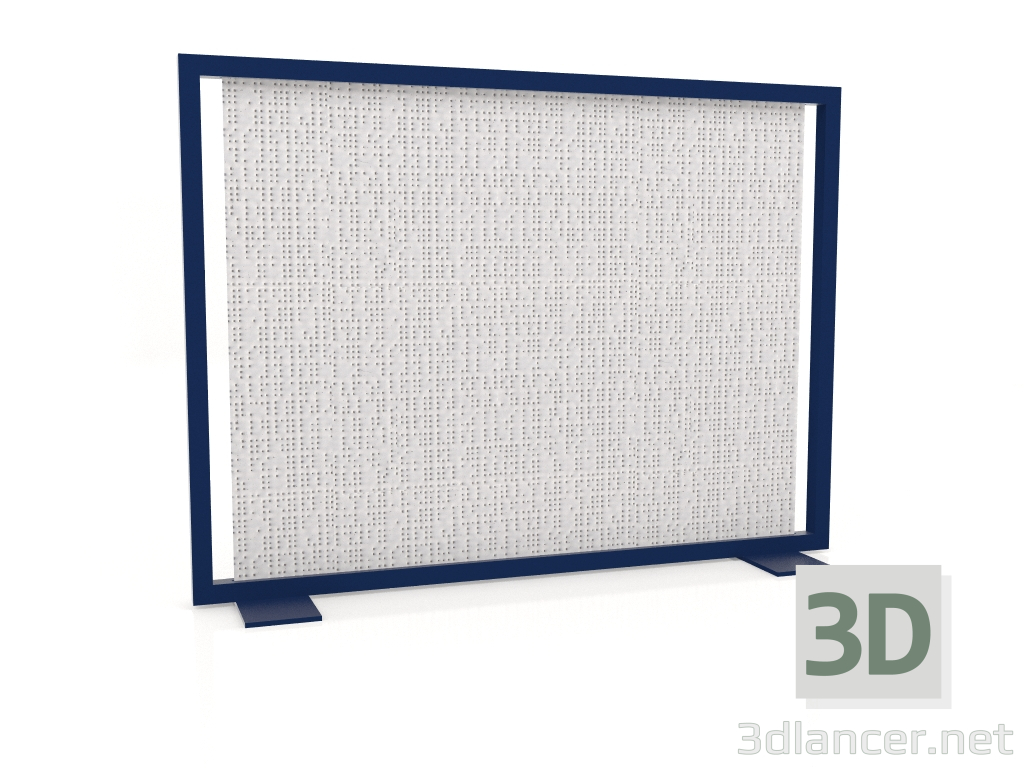 Modelo 3d Partição de tela 150x110 (azul noturno) - preview