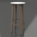 3d model Taburete alto (Bronce) - vista previa