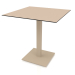 3d model Mesa de comedor sobre pata columna 70x70 (Arena) - vista previa