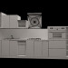 modello 3D di Cucina comprare - rendering