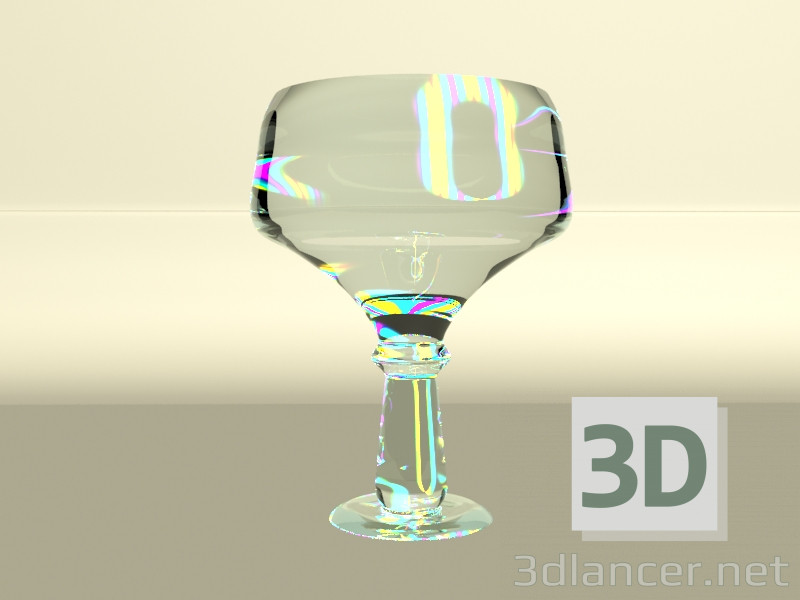 3d model Florero transparente - vista previa