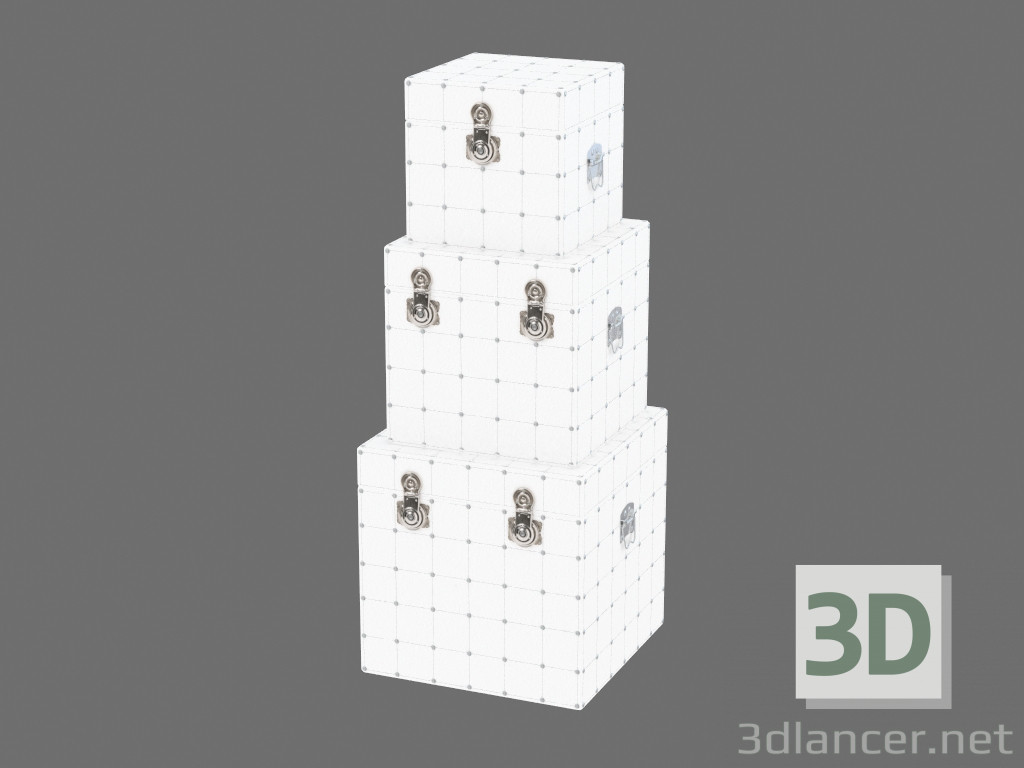 modello 3D Cassetti Diva (3 inclusi) - anteprima