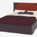 3d model Double bed Beautiful Big Chic - preview