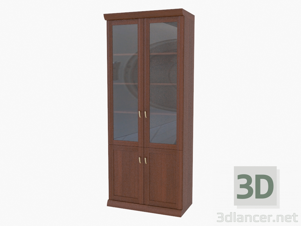 3D Modell Bücherschrank für Schrank (261-14) - Vorschau