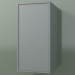 3d model Armario de pared con 1 puerta (8BUBBDD01, 8BUBBDS01, Silver Grey C35, L 36, P 36, H 72 cm) - vista previa