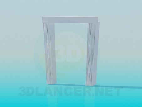 Modelo 3d Cortinas - preview