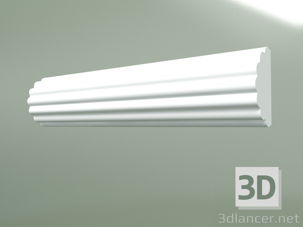 3d model Plaster molding MT114 - preview