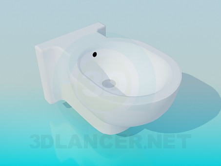 3d model The original toilet - preview