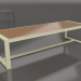 3d model Mesa de comedor con tapa de cristal 307 (Oro) - vista previa