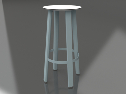 Tabouret haut (Bleu gris)