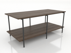 Coffee table 2 1200 mm (lightened ash walnut)