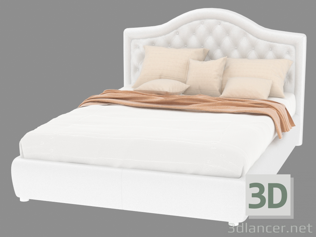 modello 3D Letto matrimoniale Capri - anteprima