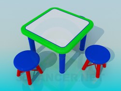 Table and chairs