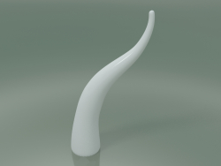 Estatuilla Cerámica Corno (H 50cm, Blanco)