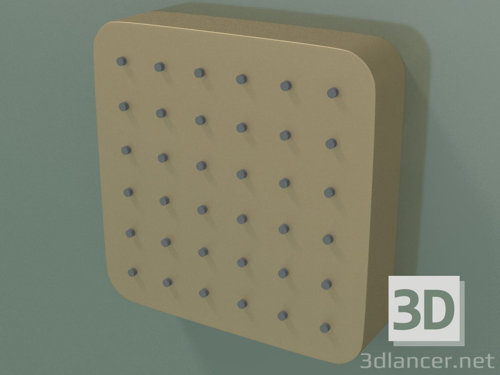 Modelo 3d Módulo de chuveiro 120x120 para tubo flexível de instalação oculta (36822140) - preview