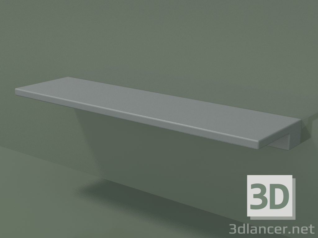 3d model Estante (90U18002, gris plateado C35, L 45 cm) - vista previa