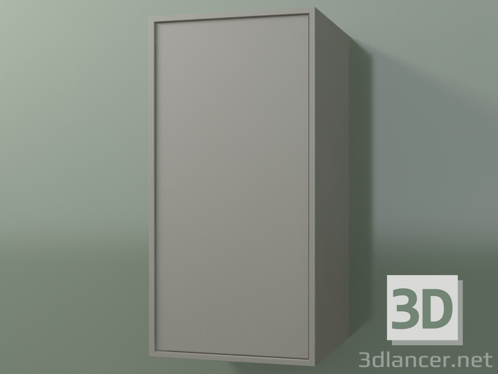 3d model Armario de pared con 1 puerta (8BUBBDD01, 8BUBBDS01, Clay C37, L 36, P 36, H 72 cm) - vista previa