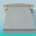 3d model Cama - vista previa