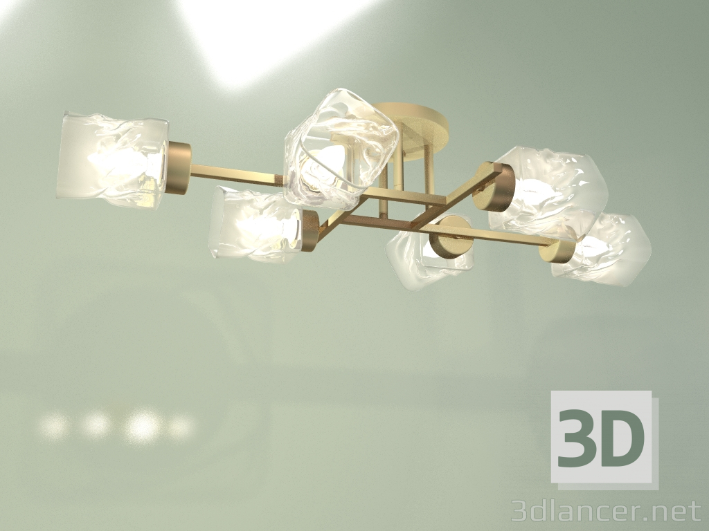 Modelo 3d Candelabro de teto Hilari 30165-6 (ouro pérola) - preview