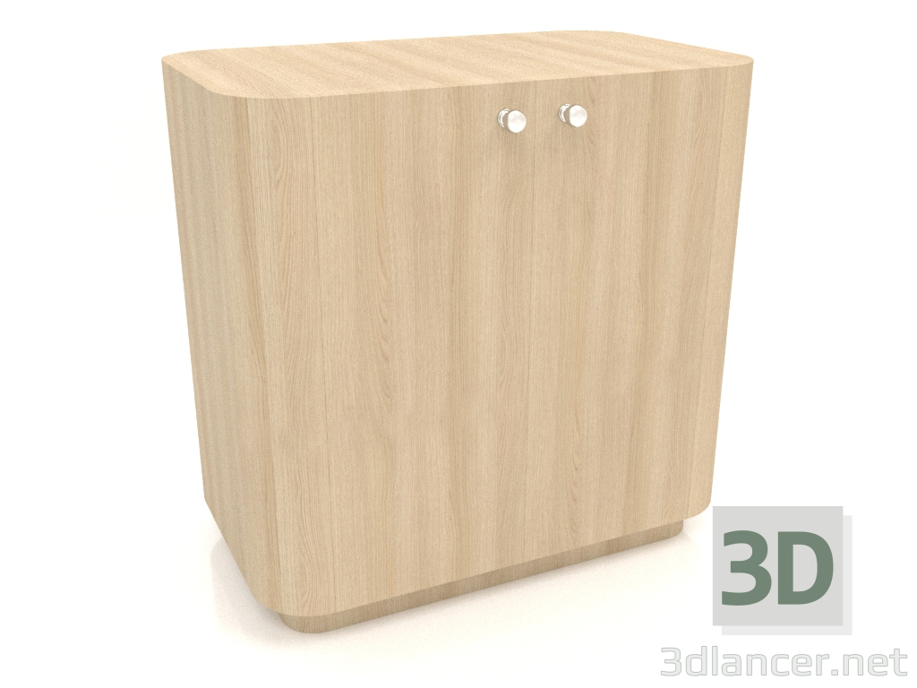 3d модель Тумба TM 031 (660x400x650, wood white) – превью