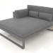 3d model XL modular sofa, section 2 left, high back (Anthracite) - preview