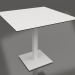 3d model Mesa de comedor con pata de columna 80x80 (Gris) - vista previa