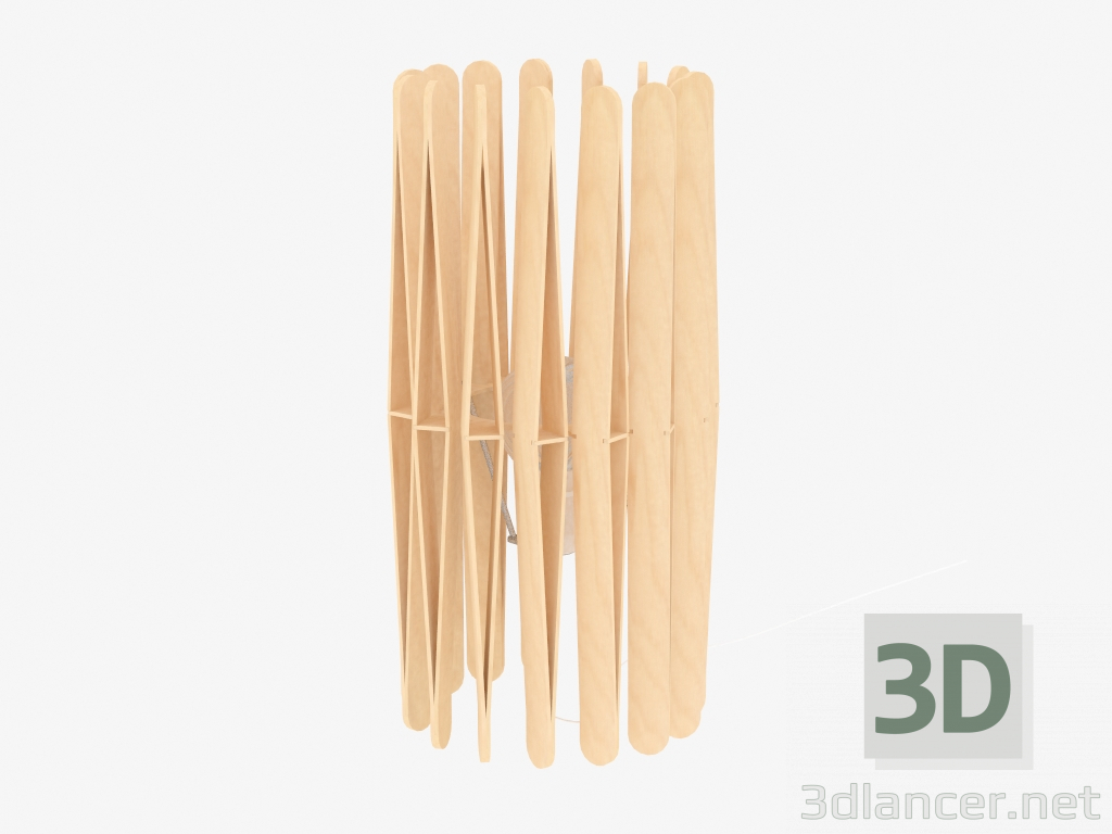 modello 3D lampada da tavolo F23 B01 69 - anteprima