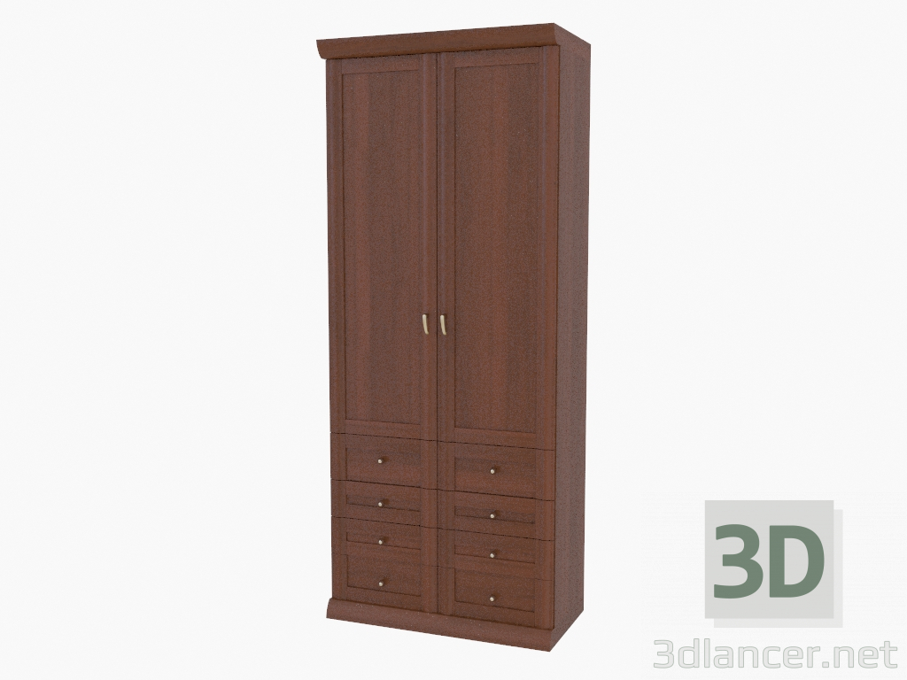 Modelo 3d Guarda-roupa de guarda-roupa (261-51) - preview