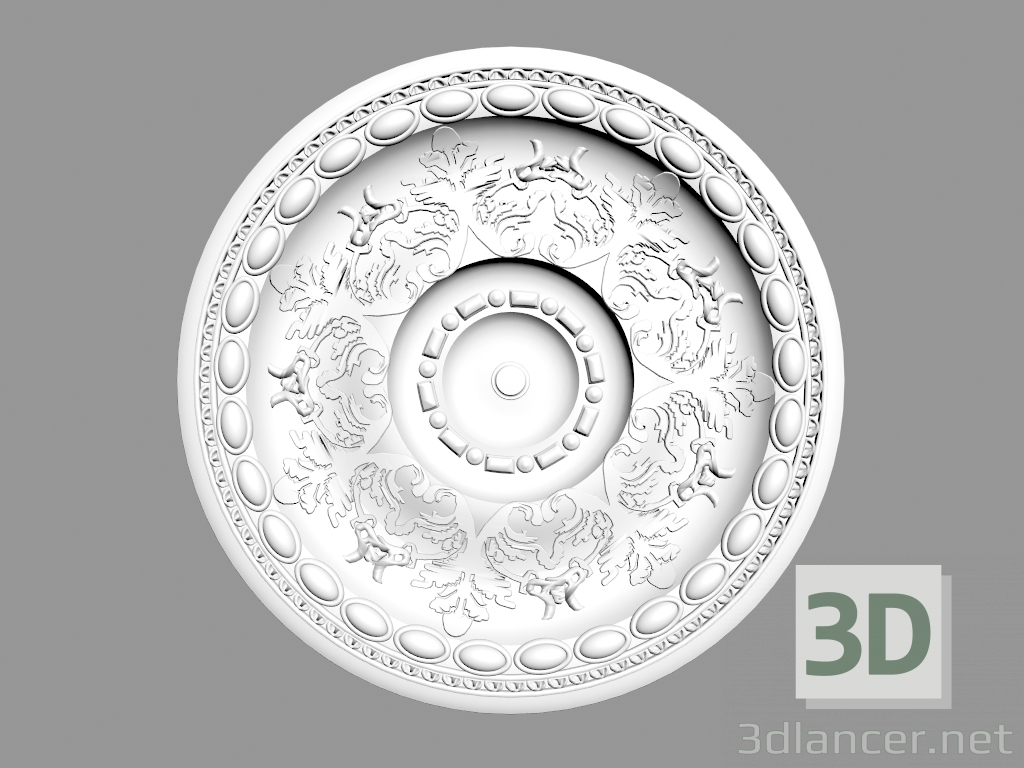 3D modeli Tavan çıkış R4024 - önizleme