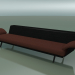 Modelo 3d Módulo central Lounge 4421 (L 270 cm, preto) - preview