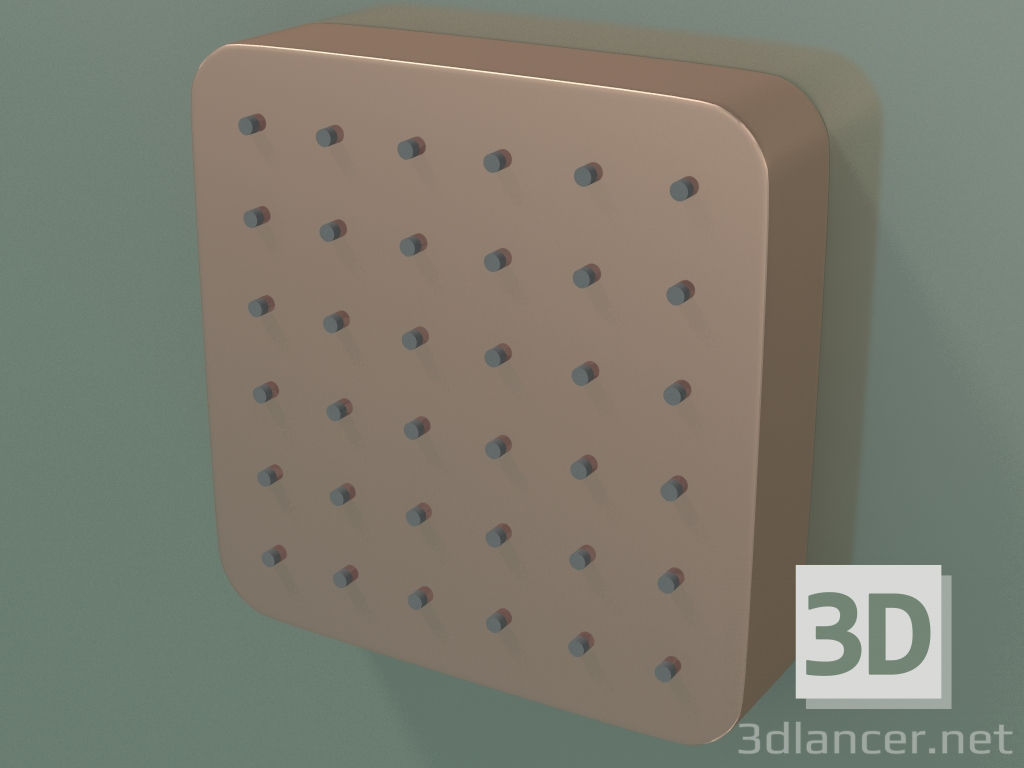 Modelo 3d Módulo de chuveiro 120x120 para tubo flexível de instalação oculta (36822300) - preview