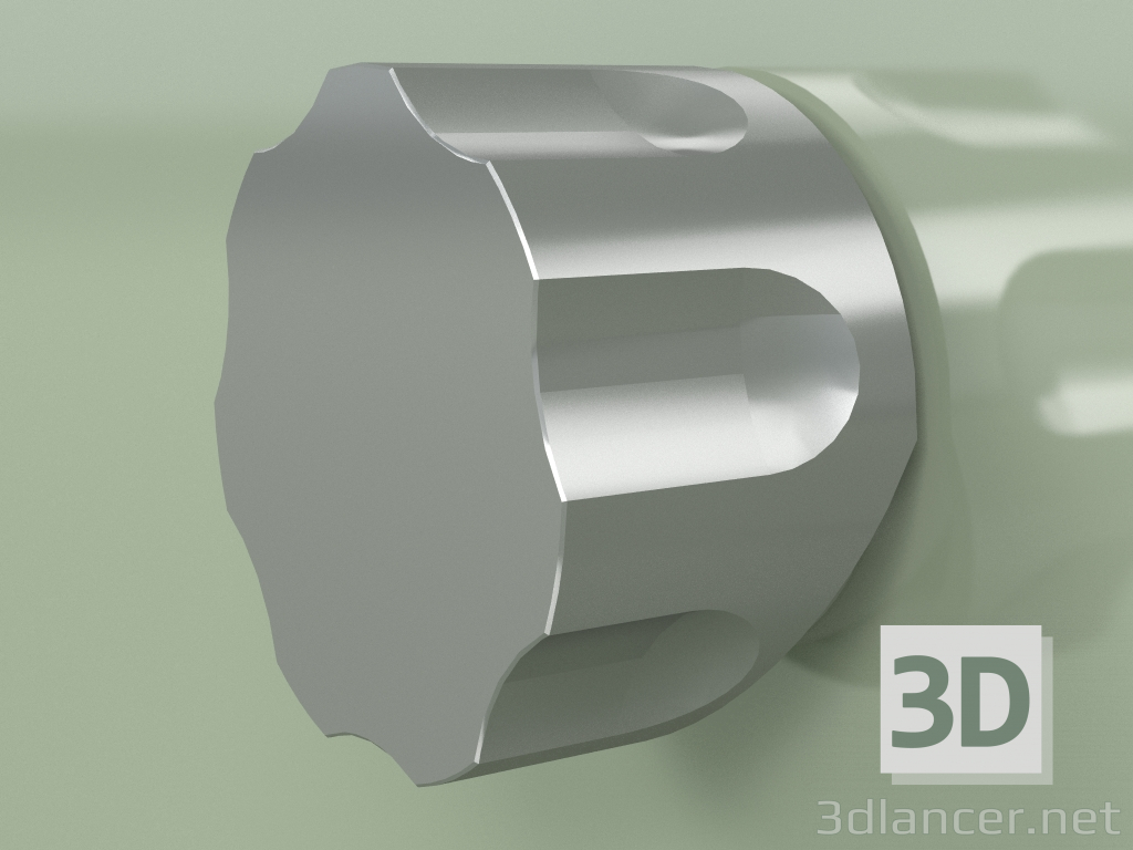 Modelo 3d Misturador monocomando de parede Ø 63 mm (17 63 T, AS) - preview