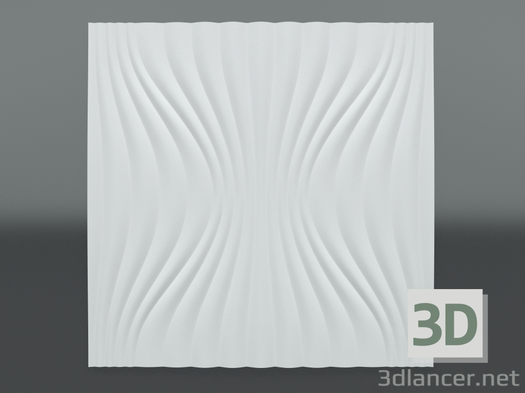 Modelo 3d Painel 3d de gesso Х-705 - preview